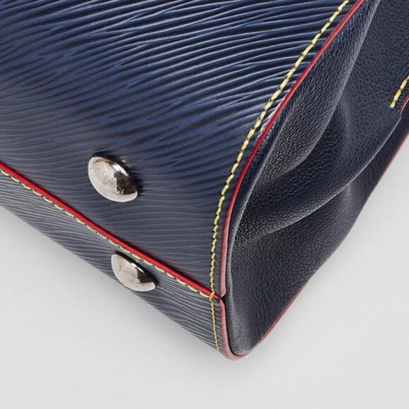 Louis Vuitton Indigo Epi Leather Twist Tote Bag - Picture 4 of 12